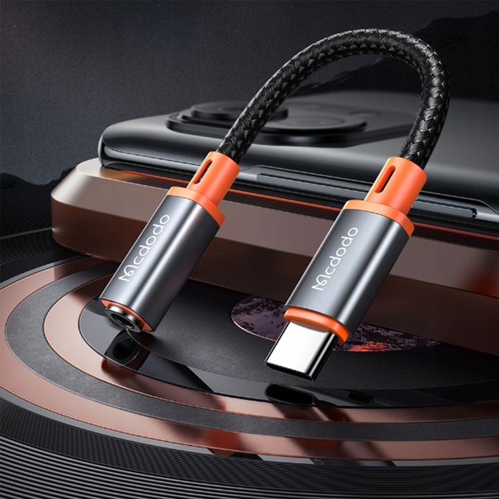 PRZEJŚCIÓWKA ADAPTER USB C MINI JACK Z DAC MCDODO