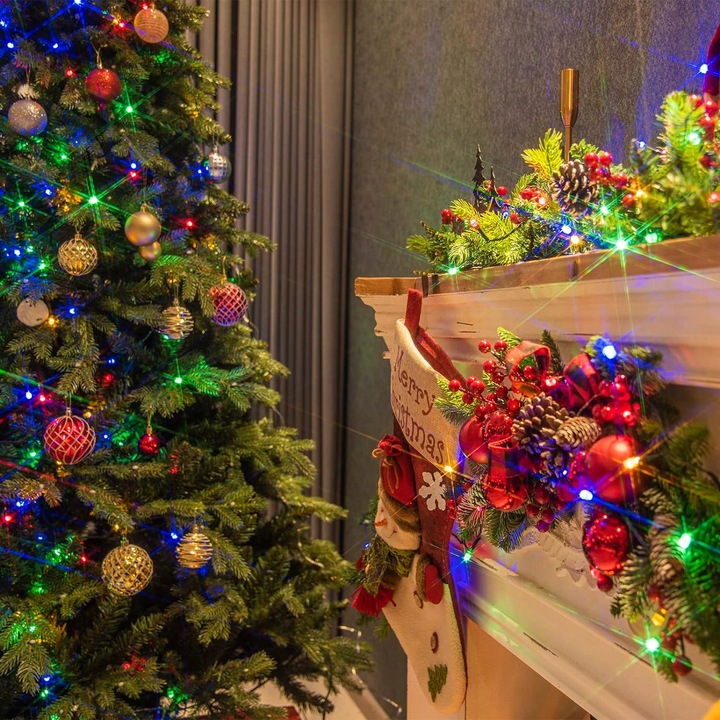 LAMPKI CHOINKOWE 500 LED MULTI KOLOR 35M PROGRAMATOR ŚWIATEŁKA ŁAŃCUCH