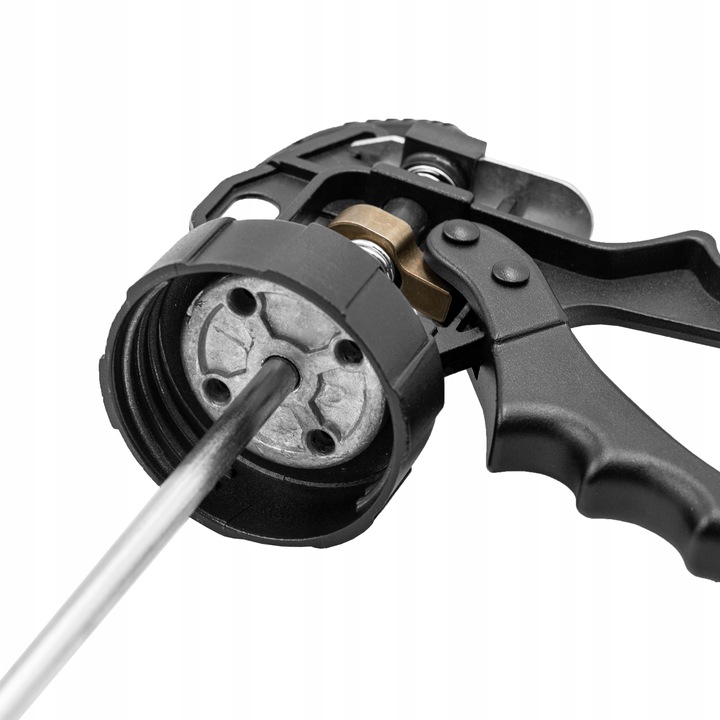 Pistolet wyciskacz do silikonu mas uszczelniacza klejów 600ml MOCNY