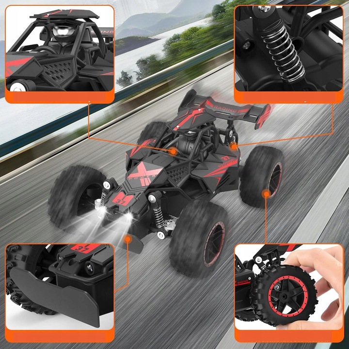 SAMOCHÓD DO DRIFTU NA PILOTA AUTO RC ZDALNIE STEROWANE - AKUMULATOR X 2