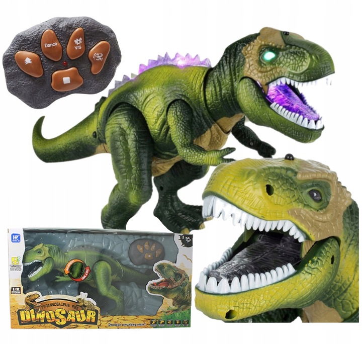 MEGA OGROMNY INTERAKTYWNY DINOZAUR T-REX ZDALNIE STEROWANY CHODZI RYCZY XXL