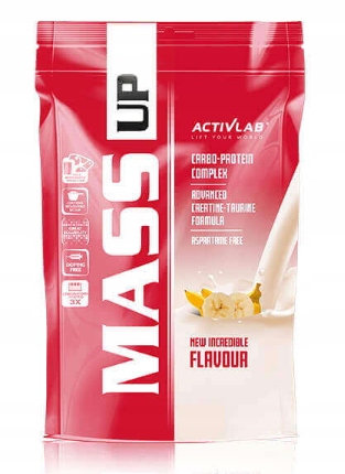 Activlab Mass Up 5KG Banan Gainer Masa Węglowodany Kreatyna