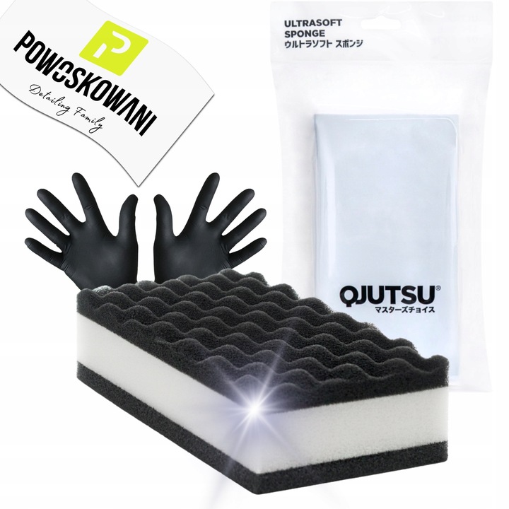 Soft99 Qjutsu Ultra Soft Sponge Gąbka do Mycia Samochodu Auta No Rinse