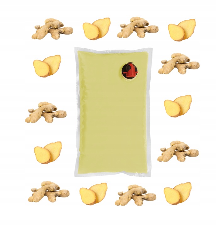 sok imbirowy 100% z cytryną z imbiru NFC 1,5L