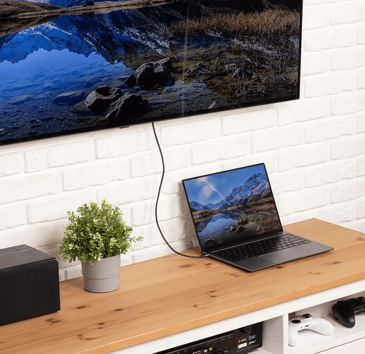 Kabel Adapter USB-C 3.1 TYP C do HDMI 4K 60Hz MHL