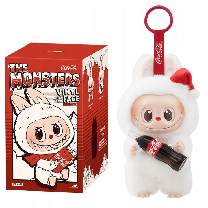 LABUBU COCA-COLA THE MONSTERS BRELOK MASKOTKA PLUSZOWA KOLEKCJONERSKA