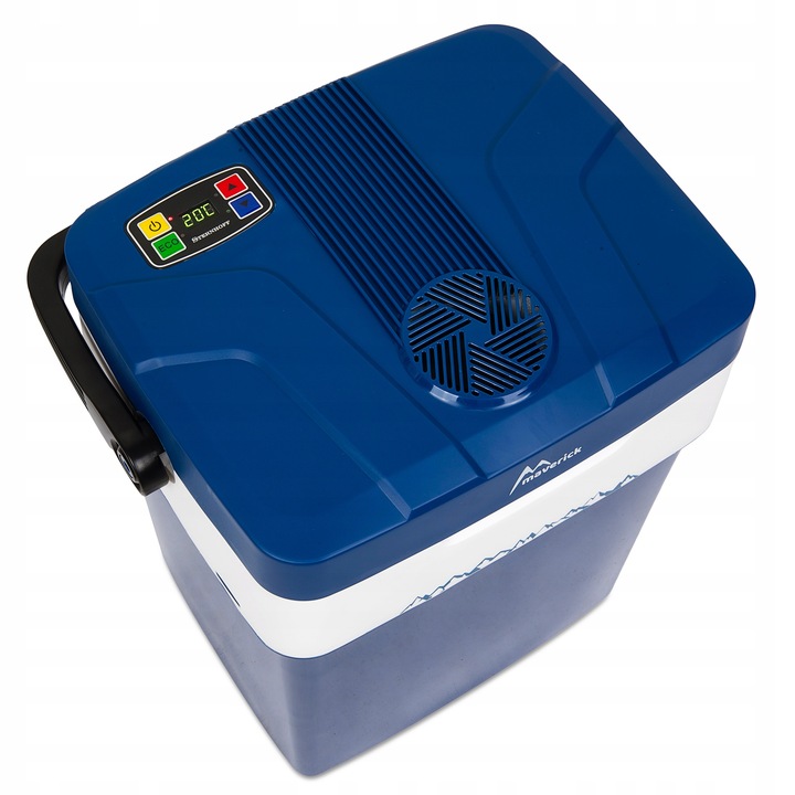 LODÓWKA TURYSTYCZNA 32L SAMOCHODOWA AGREGAT 12-230V LCD USB FUNKCJA GRZANIA