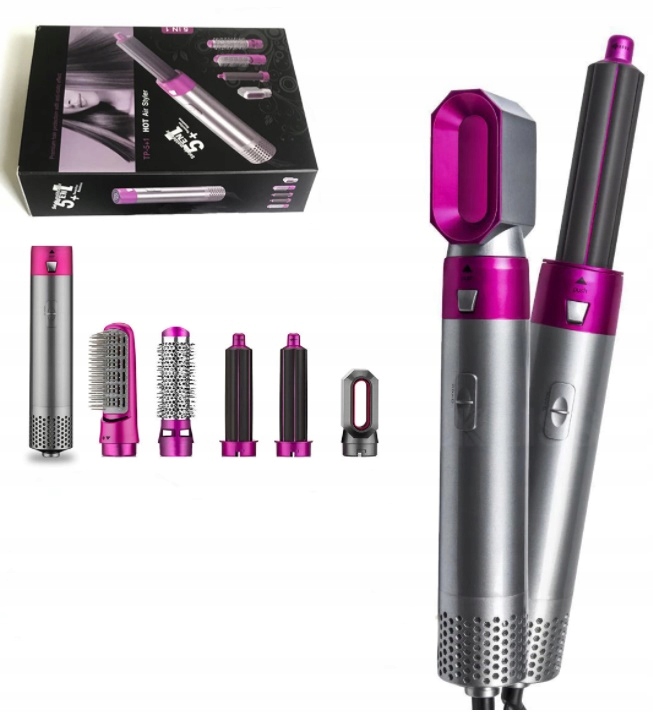 Lokówko-suszarka 5 w 1 szczotka do stylizacji włosów lokówka do włosów