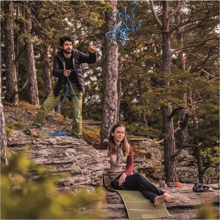 Mata podkładka do siedzenia Robens ZigZag Slumber Wide koncert piknik lasu