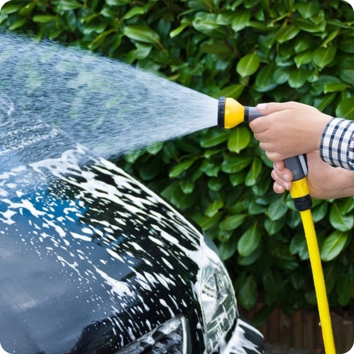 WĄŻ OGRODOWY 3/4" 30m WZMACNIANY MEGA WYTRZYMAŁY Do podlewania ogrodu żółty