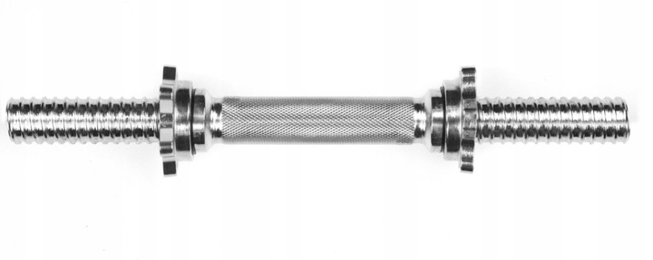 Gryf krótki do hantli gryfik sztangielka śrubowy 36cm 30mm zestaw 2 sztuki