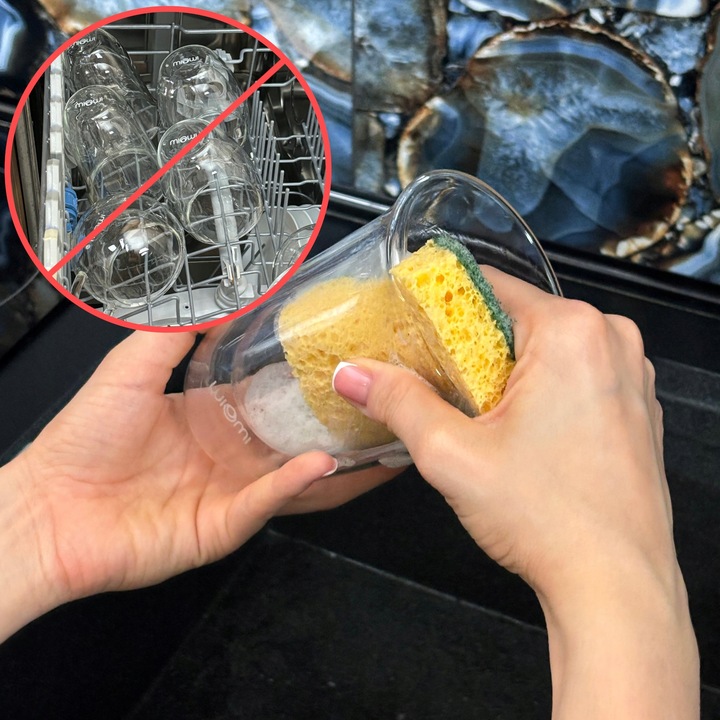 Szklanki termiczne do kawy latte z podwójną ścianką Miowi Tulipan 6x 300 ml