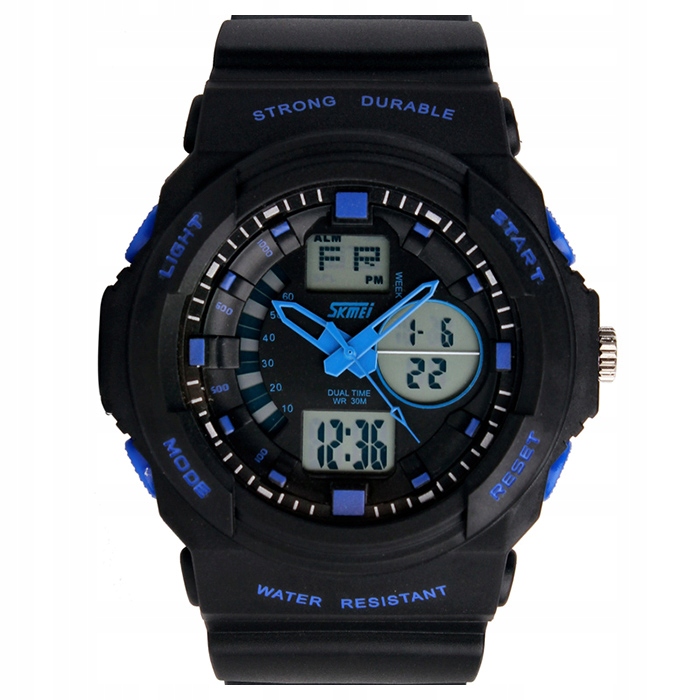 Zegarek dziecięcy SKMEI elektroniczny czarny wiele funkcji