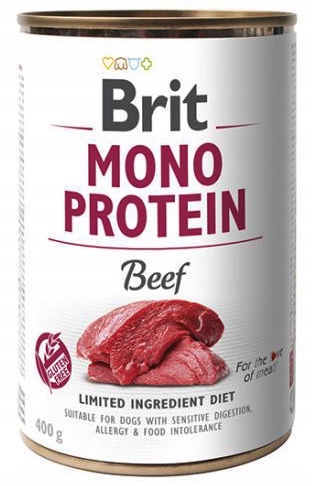 Mokra karma Brit MONO PROTEIN MIX 6 smaków 6x400g na alergie dla psa