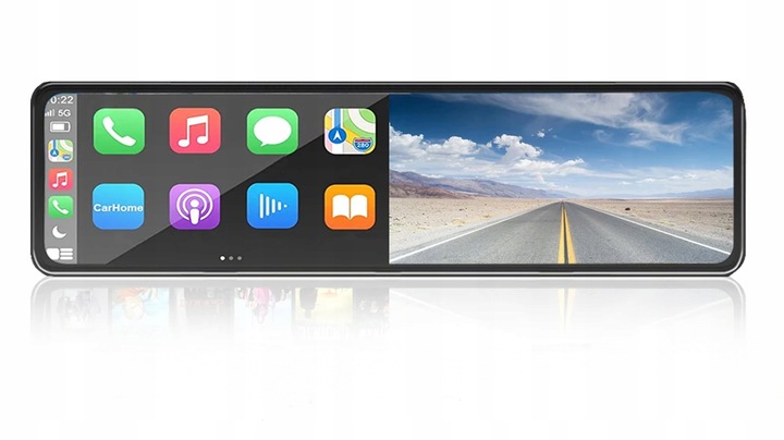 REJESTRATOR LUSTERKO 10,88 KAMERA COFANIA ANDROID CARPLAY 2K QHD KARTA 64GB