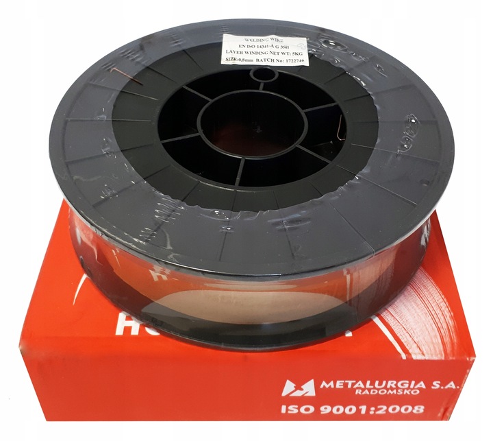 Drut spawalniczy SG2 0,8 /5kg HOT WELD METALURGIA