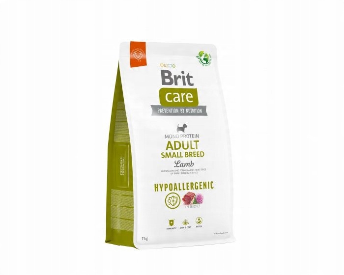 BRIT CARE Hypoallergenic dla dorosłych psów małych ras z jagnięciną 7kg