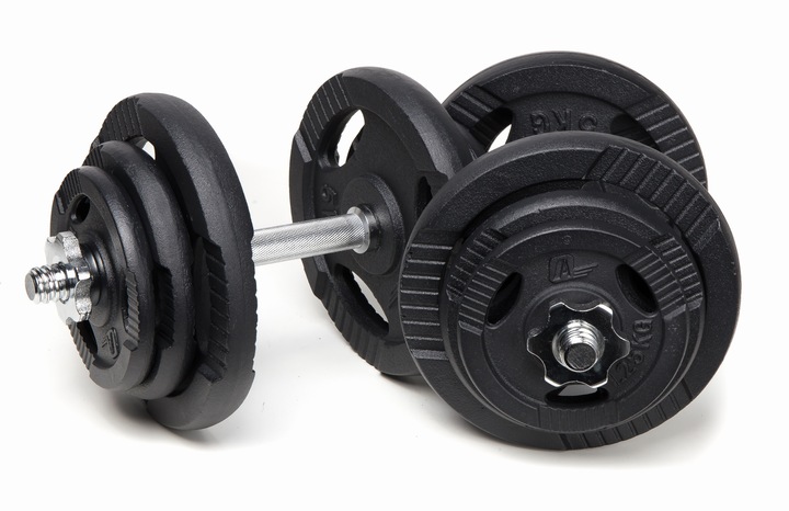 HANTLE Żeliwne 40kg 2szt x20kg gryfi zestaw