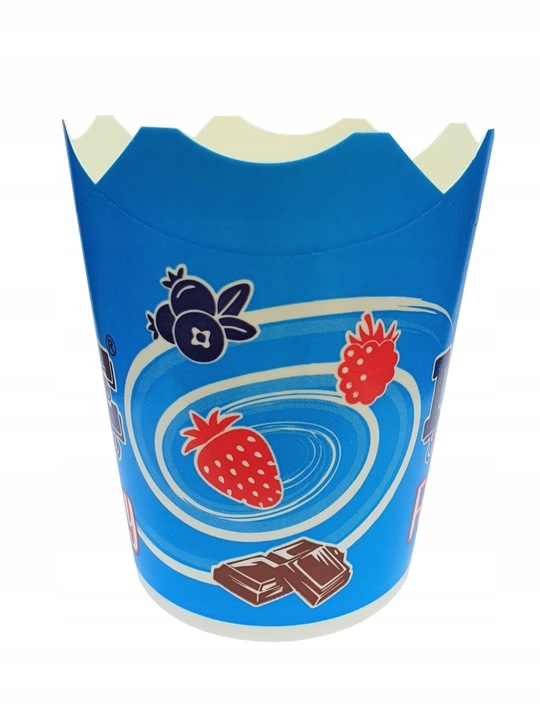 Kubki do lodów flurry, składane papierowe 200szt.