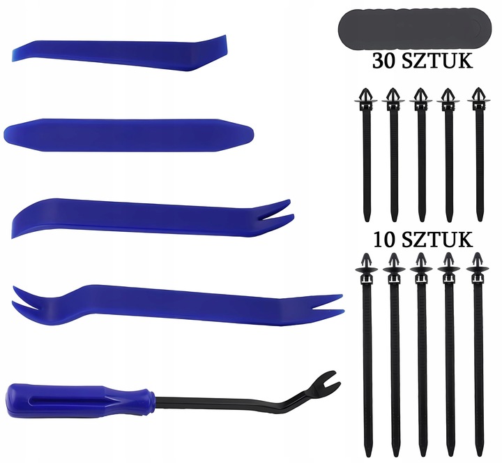 SPINKI KLIPSY KOŁKI DO AUTA TAPICERKI SAMOCHODOWE 900 SZTUK 5x NARZĘDZIA