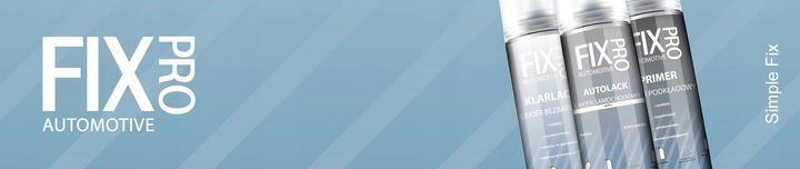 FixPro LAKIER SAMOCHODOWY SPRAY BEZBARWNY KAŻDY KOLOR WSZYSTKIE MARKI 2x200