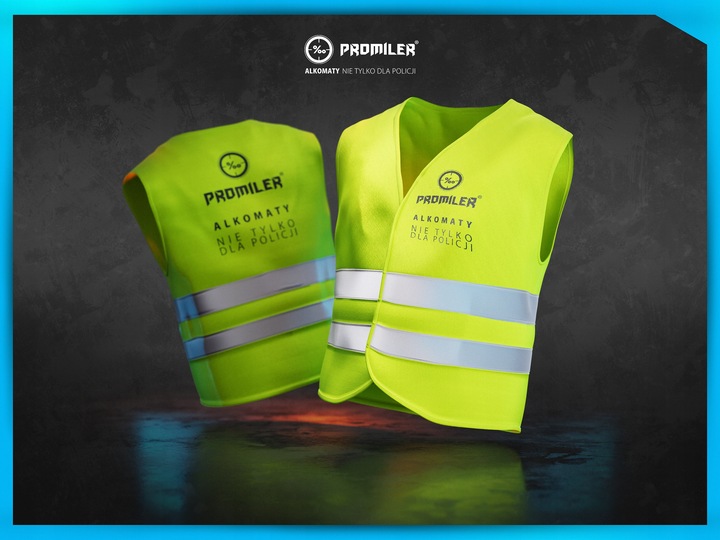 Alkomat PROMILER AL 5500 darmowy serwis 12 m-cy + kamizelka