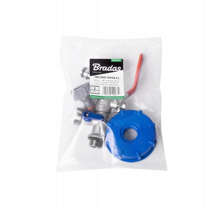 Zawór MAUSER IBCS60-KK0512 KRAN 2x GZ 3/4 + 2 nyple