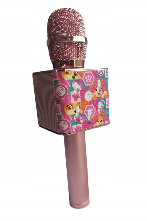 PSI PATROL MIKROFON BEZPRZEWODOWY KARAOKE BLUETOOTH SKYE PAW PATROL