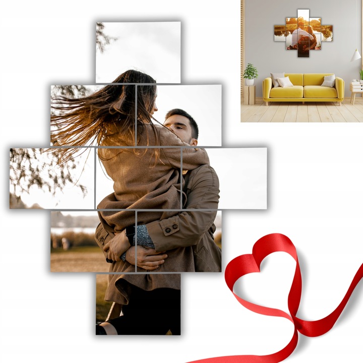 Obraz na płótnie prezent na walentynki rocznice ślubu dla niej dla niego