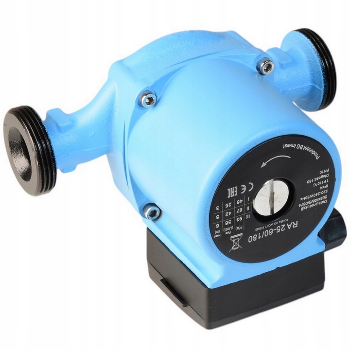 POMPA OBIEGOWA RA 25/60 180 CYRKULACYJNA DO CENTRALNEGO OGRZEWANIA C.O CWU