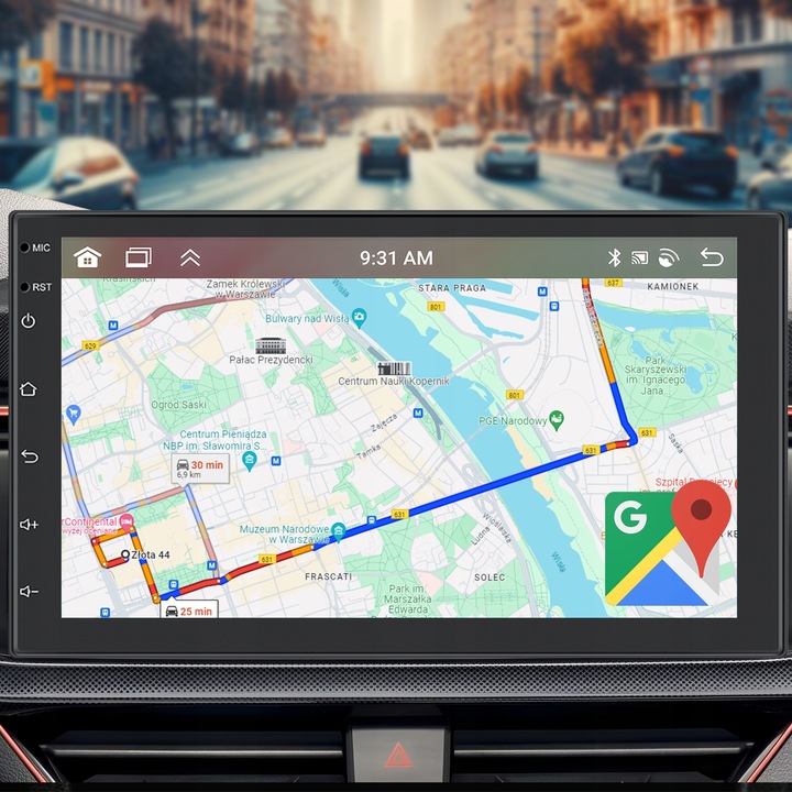 RADIO SAMOCHODOWE 2 DIN ANDROID AUTO CARPLAY 6GB/128GB ANDROID WIFI RDS DSP