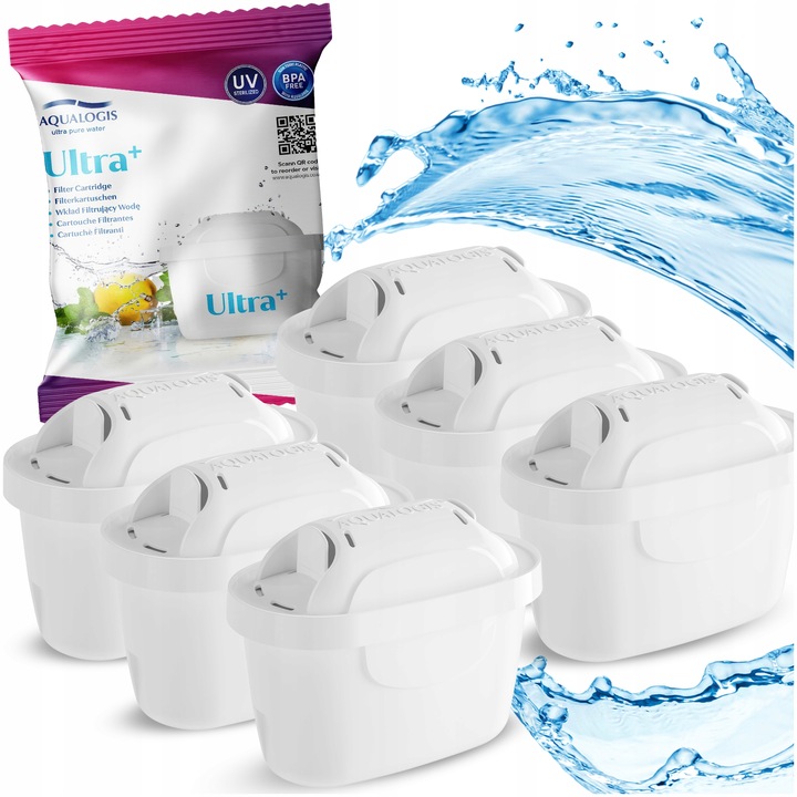 Filtr Do Wody Dzbanka Wkład Filtrujący Aqualogis Ultra Do BRITA DAFI 6pk