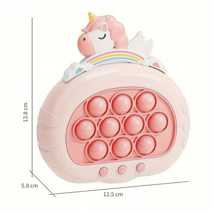 WOOPIE GRA POP IT ELEKTRYCZNA ANTYSTRESOWA ZRĘCZNOŚCIOWA JEDNOROŻEC