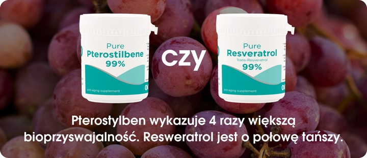 Resweratrol 99%+ proszek - 20g - (Trans-Resveratrol) - badany w PL