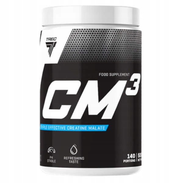 TREC CM3 500G TCM TREC NITROBOLON 300g TREC GLUTAMINE 400g zestaw