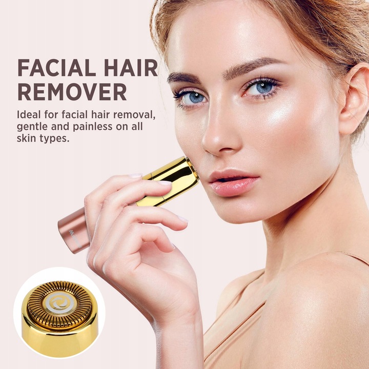 Depilator Trymer Do Brwi Twarzy Ciała Dla Kobiet + Kabel USB 2 W 1