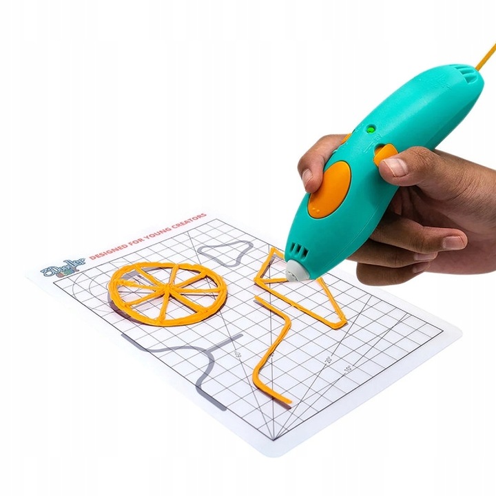Długopis 3D 3Doodler Start SZABLONY wkłady filament dla dzieci PODKŁADKA