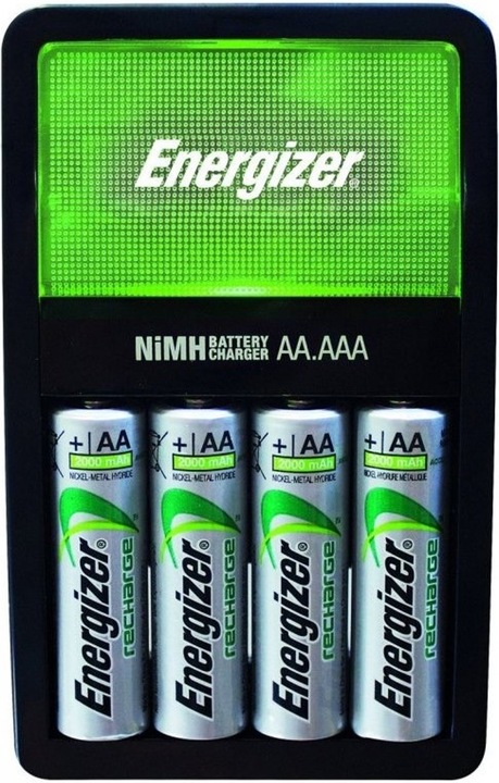 Ładowarka ENERGIZER Maxi R6 R3 + 4x Akumulatorki AA 2000mAh + AAA 700mAh
