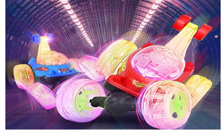 Auto Twister 360 Tańczący Samochód Kaskader XL Efekty Światła Kabel USB