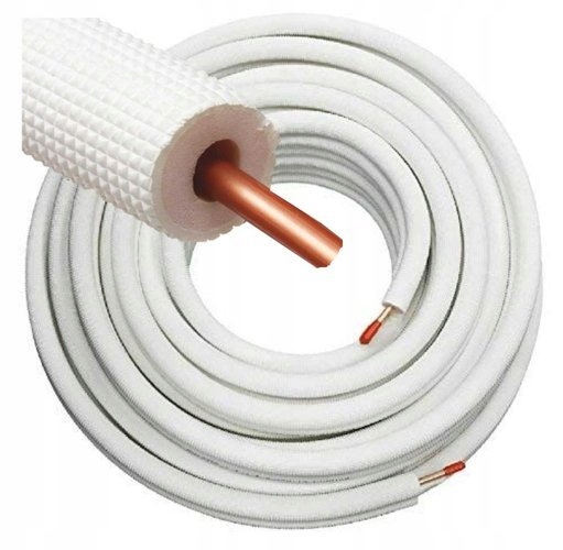 RURA MIEDZIANA W OTULINIE PREMIUM DO KLIMATYZACJI 1/4 CALA - 25 mb