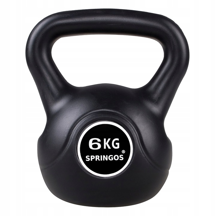 KETTLEBELL DO ĆWICZEŃ 6 kg KULA KETLE HANTLA FITNESS ABS HANTEL CIĘŻAR