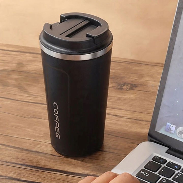 KUBEK TERMICZNY TERMOS 510 ML WYŚWIETLACZ EKRAN LCD NA SMART KAWĘ HERBATĘ