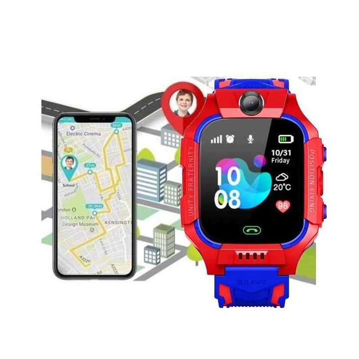 SMARTWATCH SIM PL LOKALIZATOR Zegarek DLA DZIECKA SMART WATCH POLSKIE MENU