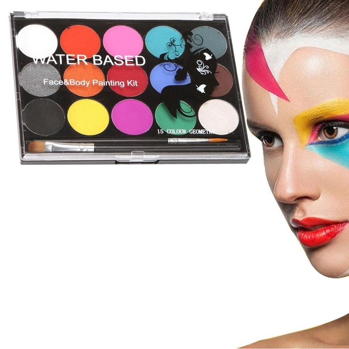 ZESTAW FARB DO MALOWANIA TWARZY CIAŁA BUZI DLA DZIECI