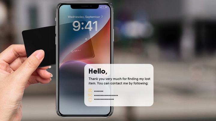 Lokalizator GPS MiCard Pro karta do portfela WIZYTÓWKA QR APPLE IOS