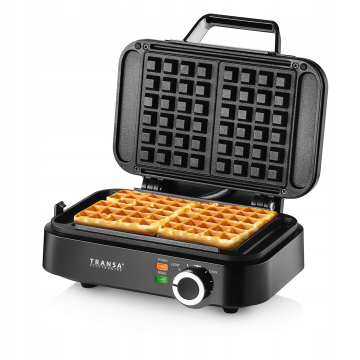 GOFROWNICA NA 2 DUŻE GOFRY REGULACJA TEMPERATURY i STOPNIA WYPIEKANIA 1500W