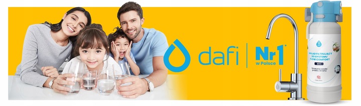 Filtr do Wody DAFI DC10 Do Systemu Flow Comfort - Wkład Filtrujący Wodę