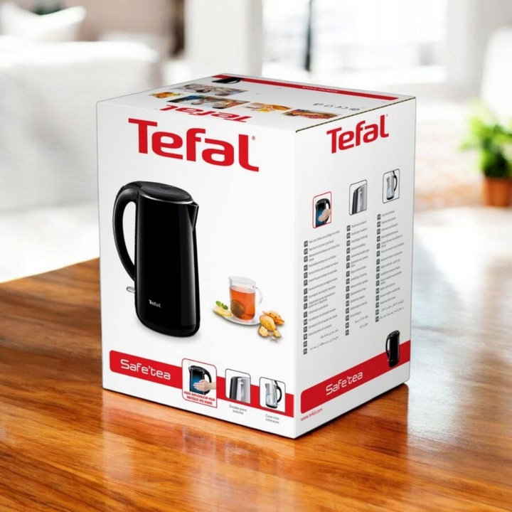 CZAJNIK TEFAL KO260830 CZARNY BLACK 1,7l ELEKTRYCZNY