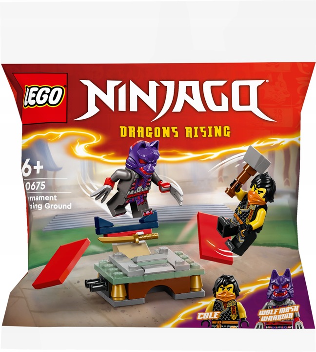 LEGO NINJAGO 71810 Mały Smok Smoczątko Riyu + GRATIS Polibag Cole KLOCKI