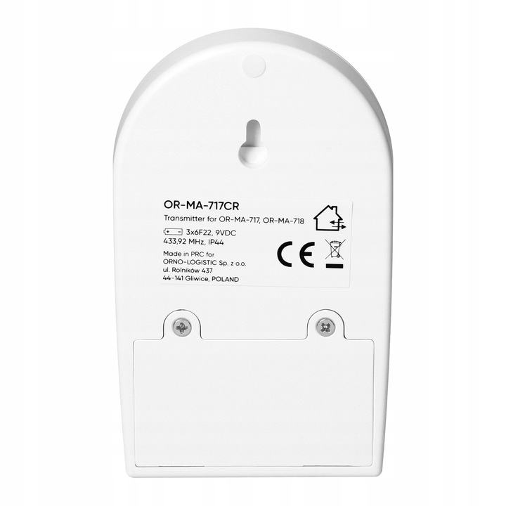 ALARM BEZPRZEWODOWY ZESTAW CZUJNIKÓW RUCHU PIR 120m IP44 90dB SYGNALIZACJA